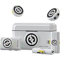 Hollyland Lark M2 Combo (2TX+3RX) Lavalier Wireless Microphone for